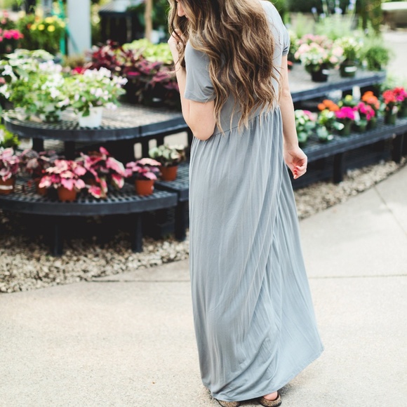 Grey Maxi Dress - Picture 2 of 2